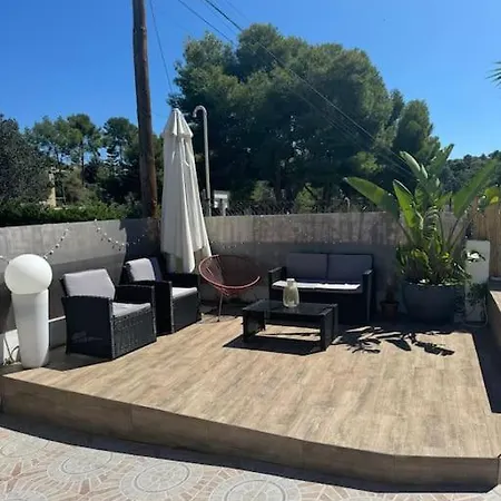 Casa Con Piscina Uso Privado Semesterbostad Cunit